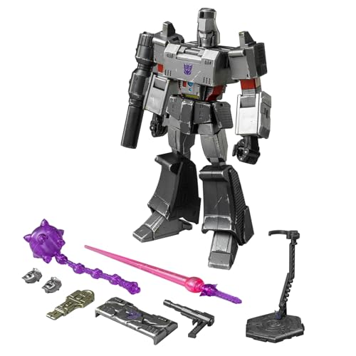 YOLOPARK Megatron Transformer Spielzeug,7.87 Zoll Transformers G1 Megatron Action Figuren,Hochgelenkige Transformers Modell Kit mit verbesserter Waffe,Sammelspielzeug für Jungen Mädchen Alter 8 und Up von YOLOPARK