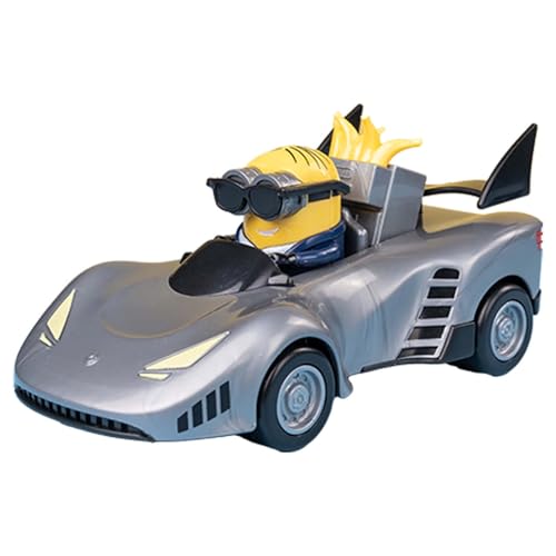 YOLOPARK Minion Despicable Me 4 Spielzeug, AVL Minion Dave Agent Spielzeug Auto Geschenk für Kleinkinder Jungen und Mädchen Alter 3 4 5 6 7 8 Jahre, Reibungskraft Auto Zurückziehen Minion Geschenke von YOLOPARK