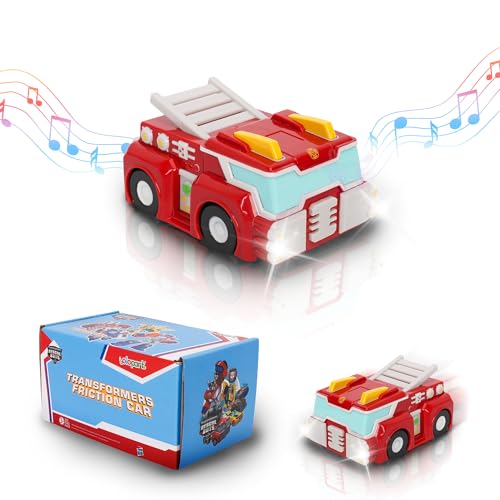 YOLOPARK Transformer Toys Heatwave-Spielzeugauto, 12,9 cm, keine Umwandlung von Transformers, Rettungsbots Autos, reibungsbetriebene Autos, Geschenke für Kleinkinder, Jungen und Mädchen, Alter 3, 4, von YOLOPARK