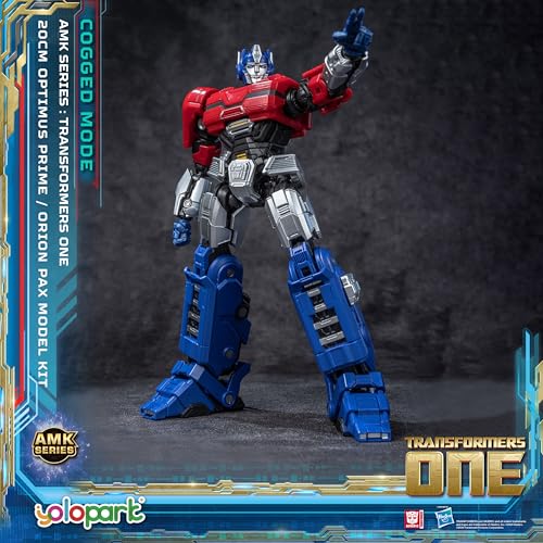 YOLOPARK Transformers Optimus Prime (Orion Pax) Cogged Mode,7,87 Zoll hoch beweglich Transformers One Action Figuren,Sammlerstück Optimus Prime Transformer Spielzeug für 8 Jahre und älter von YOLOPARK