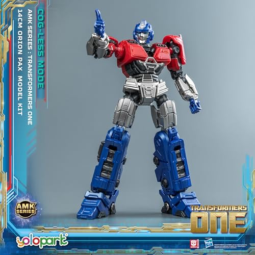 YOLOPARK Transformers Toys Optimus Prime (Orion Pax) zahnkranzloser Modus, 14 cm hoch bewegliche Transformers One Spielzeug, Sammelfiguren für Kinder ab 8 Jahren, kein Umwandeln von YOLOPARK