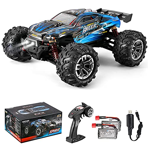 YONCHER YC100 RC Ferngesteuertes Auto 1:20 4WD RC Elektrisches Auto, Geländewagen mit 36+ km/h, Hochgeschwindigkeits Offroad Elektro Crawler mit 2 Akkus für Erwachsene Kinder von YONCHER