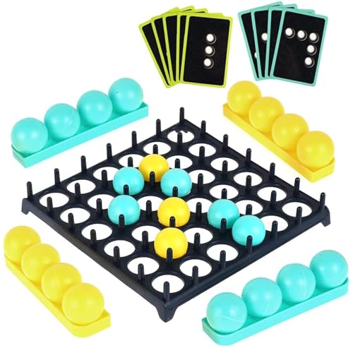 Bounce Off Game Bouncing Tischspiel Jumping Tabletop Ball Party Game Abprallen Spiel Ping Pong Spielballspiel Tischspiele Für Hüpfbälle Erwachsene Brettspiele Kinder Interaktive Geburtstagsfeier von YONGIAGA