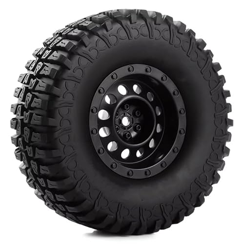 Für Axial Für SCX10 90046 Für AXI03007 Für Tamiya Für CC01 Für D90 1,9 Zoll 4 Teile/Satz Gummi Reifen & Kunststoff Felge 1:10 RC Für Rock Crawler RC Car Reifen von YONMFRDS