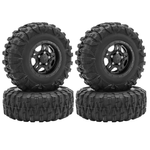 Für Axial Für SCX10 Für Wraith Für Capra Für RR10 Für RBX10 Für Traxxas Für TRX4 Für YK4082 4PCS 120mm 2,2 "Reifen Set Für 1/10 RC Auto RC Car Reifen von YONMFRDS