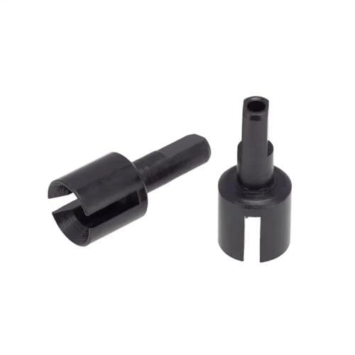 Für Tamiya Für TT01 Für TT02 TT01D TT01E DF-02 M05 M06 1/10 Metall Getriebe Joint Cup Differential Tasse Diff Tasse RC Auto Upgrade Teile RC Autoteile(Black,2 PCS) von YONMFRDS