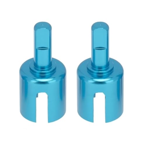 Für Tamiya Für TT01 Für TT02 TT01D TT01E DF-02 M05 M06 1/10 Metall Getriebe Joint Cup Differential Tasse Diff Tasse RC Auto Upgrade Teile RC Autoteile(Blue,2 PCS) von YONMFRDS