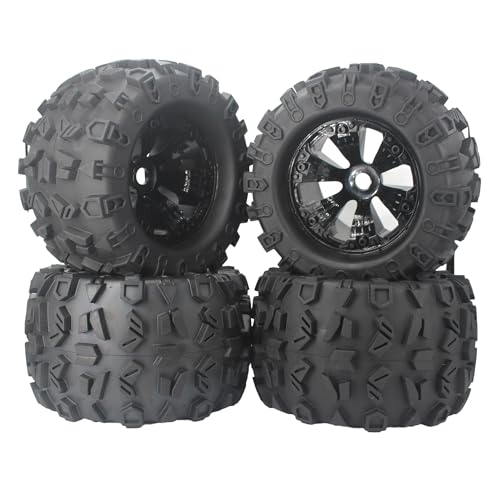 Für Traxxas Für Maxx Für Tmaxx Für E-Revo Für Revo 3.3 Für JLB Für Cheetah Für Monster Für RC-Truck-Reifen Im Maßstab 1:8 RC Car Reifen(4pcs Glued) von YONMFRDS