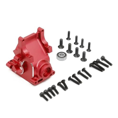 Für Typhon Für Outcast Für Notorious 1/7 1/8 6S Metall Getriebe Fall Partition Upgrade Reparatur Teile RC Autoteile(Red) von YONMFRDS