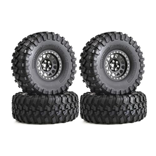 RC Autoteile Für Axial Für SCX10 Für Wraith Für Capra Für Traxxas Für TRX4 Für D90 4PCS 135mm Metall 2,2 Beadlock Felge Reifen Set Für 1/10 RC Crawler Auto von YONMFRDS