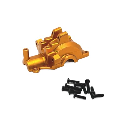 RC Autoteile Für Scy Für Jjrc 16101 16102 16103 16201 C8805 Q130A 1/16 Metall Front Getriebe Gehäuse Getriebe Differential Fall RC Auto Upgrade Teile(Yellow) von YONMFRDS