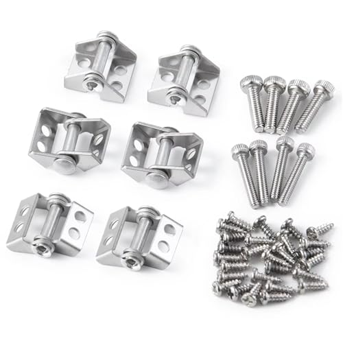 RC Autoteile Für Tamiya Für R620 1/14 Ersatz Metall Anhänger Cargo Box Scharnier RC Traktor LKW Auto Upgrade Teile Modifikation Zubehör 6 Stücke RC Autoteile Für Tamiya Für R620 1/14 Ersatz Metall Anhänger Cargo Box Scharnier RC Traktor LKW Auto Upgrade Teile Modifikation Zubehör 6 Stücke von YONMFRDS