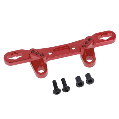 RC Autoteile Für Tamiya Für TT02 Für TT02B Für TT02T 1/10 1 Stücke RC Auto Upgrades Teile Zubehör Metall Vorne Hinten Schock Turm Dämpfer Bleiben(Red) von YONMFRDS