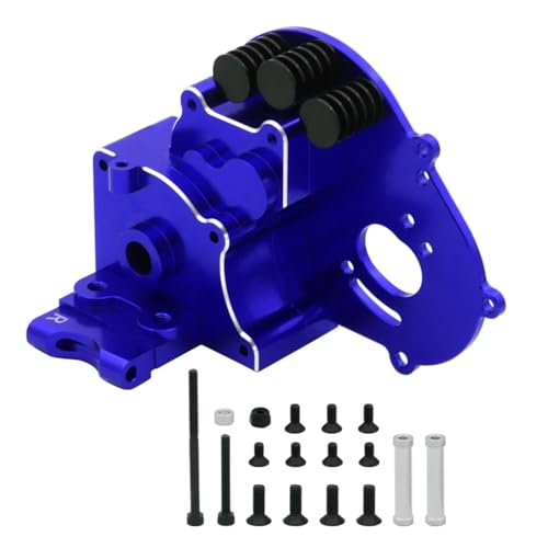 RC Autoteile Für Traxxas Für Slash Für Vxl 2WD Für Rustler Für Stampede Für Bandit 1/10 Metall Übertragung Getriebe Getriebe Box RC Auto Upgrades Teile(Blue) von YONMFRDS