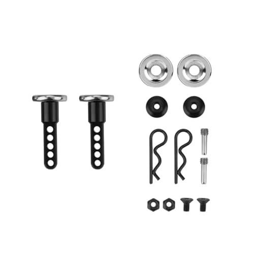 YONMFRDS Für Axial Für SCX10 II 90046 1/10 Metall RC Vorne Und Hinten Erweiterte Körper Post Mounts Shell Spalte Mit Magnet RC Crawler Upgrade Teile RC Autoteile(27mm) von YONMFRDS