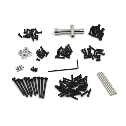 YONMFRDS Für MJX H16 16207 16208 16209 16210 1/16 Metall Schrauben Verschluss Kit Reparatur Werkzeuge RC Auto Ersatzteile Upgrade Zubehör RC Autoteile von YONMFRDS