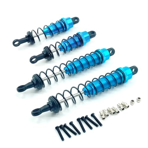 YONMFRDS Für Wltoys Für 12428 12423 12427 12429 FY-03 1/12 RC Auto Upgrades Teile Zubehör Metall Öl Stoßdämpfer RC Autoteile(Blue) von YONMFRDS