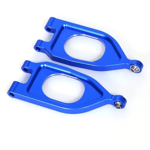 YONMFRDS RC Autoteile Für ARRMA Für ARA330752 Für Gorgon Für Monster Für Truck Für 1:10 2WD RC Auto Upgrade Teile Aluminium Legierung Vorne Für Schaukel Arm Ersatz(Blue) von YONMFRDS