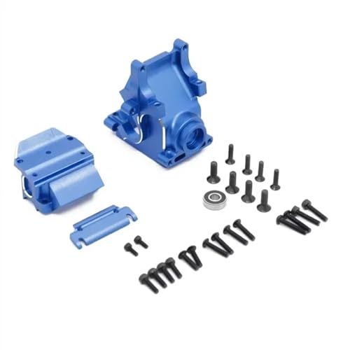 YONMFRDS RC Autoteile Für Arrma 6S Für Kraton Für Typhon Für Outcast Für Notorious Für Infraction Für Limitless Für Mojave 1/7 1/8 RC Auto Metall Getriebe Gehäuse Gehäuse(Blue) von YONMFRDS