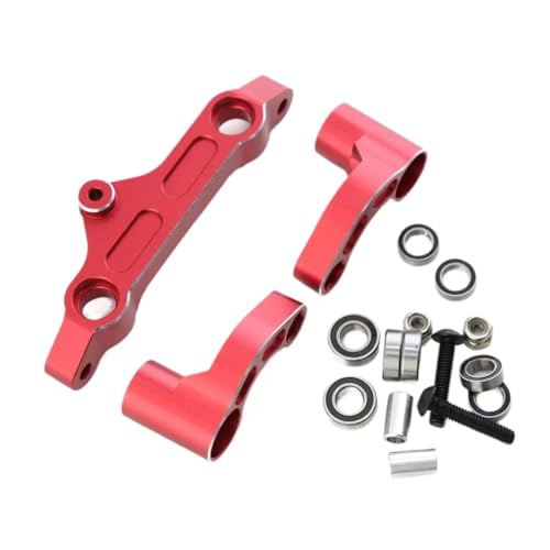 YONMFRDS RC Autoteile Für Arrma Für Kraton 8S Für Outcast 8S 1/5 RC Auto Upgrade Teile Zubehör Metall Lenkung Lenkung Kurbel Set(Red) von YONMFRDS