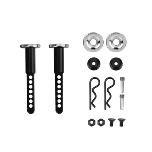 YONMFRDS RC Autoteile Für Axial Für SCX10 II 90047 90059 90060 90046 1/10 Metall Vorne Und Hinten Erweiterte Körper Post Mounts Shell Säule Mit Magnet RC Crawler Upgrade Teile(47mm) von YONMFRDS