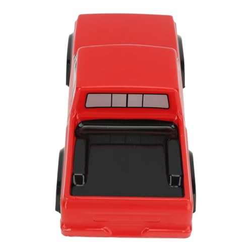 RC Autoteile Für Axial Für SCX24 Für 1/24 RC Auto Körper Hohe Elastizität RC Reparatur Teile Kunststoff Radstand Auto Shell Kunststoff(Red) von YONMFRDS