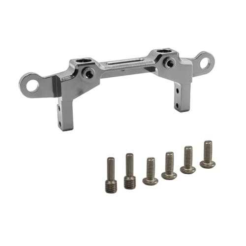 YONMFRDS RC Autoteile Für Axial Für Scx10 III Für Gladiator 1/10 Upgrades Teile Metallische Hintere Halterung Servo Montage Halter Achse Links RC Auto Zubehör(Silver) von YONMFRDS