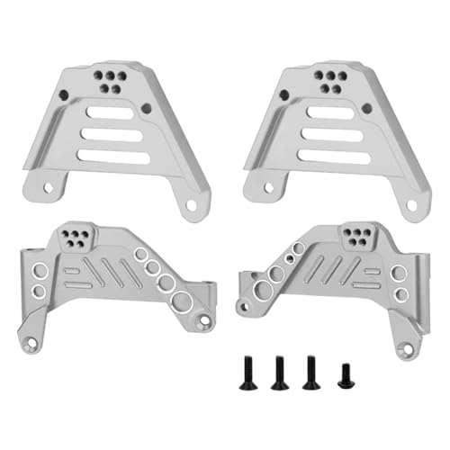 YONMFRDS RC Autoteile Für Axial Für Scx10 III Für Gladiator Upgrades Teile Metallische Aufhängung Halterung Stoßdämpfer Halter Dämpfer Halterungen RC Auto Zubehör(Silver) von YONMFRDS