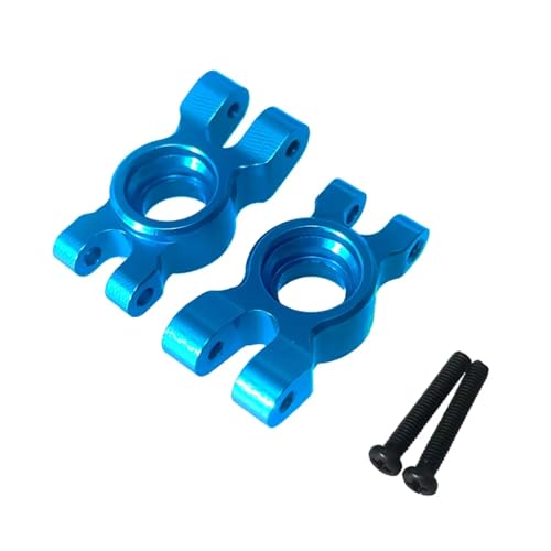 YONMFRDS RC Autoteile Für Hyper Go Für MJX Für 14209 14210 H14BM 1/14 Rc Auto Fernbedienung Teile Metall Upgrade Änderung Hinterrad Feste Basis Zubehör(Blue) von YONMFRDS