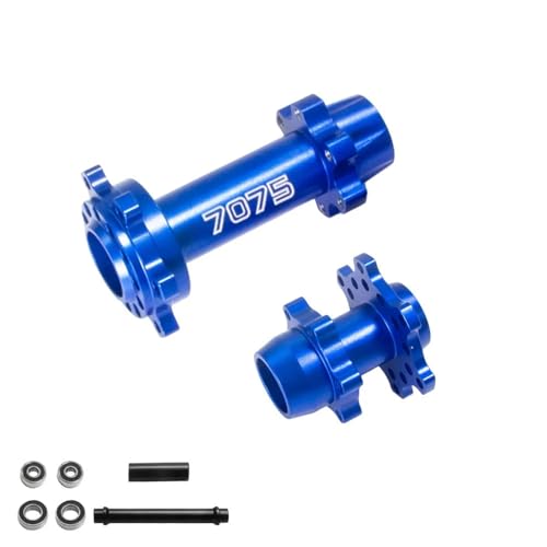 YONMFRDS RC Autoteile Für LOSI Für Promoto Für MX Für 1/4 Motorräder Spielzeug Radachsen Hinterachsen Metall Radachsen(Blue) von YONMFRDS