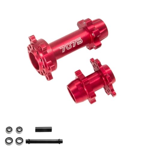 YONMFRDS RC Autoteile Für LOSI Für Promoto Für MX Für 1/4 Motorräder Spielzeug Radachsen Hinterachsen Metall Radachsen(Red) von YONMFRDS