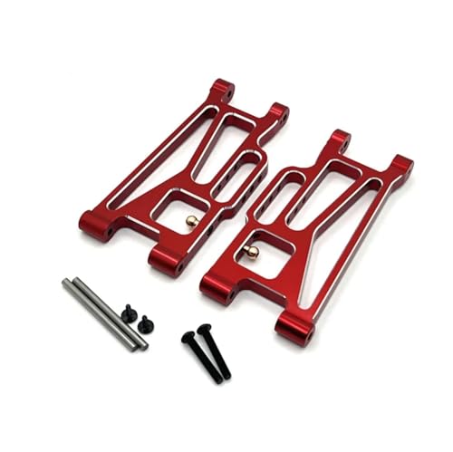 YONMFRDS RC Autoteile Für MJX 1/10 10208 Metall Rear Lower Suspension Arm Für Schaukel Arm RC Auto Upgrade Teile Geändert Zubehör Ersatz DIY Teile(Red) von YONMFRDS