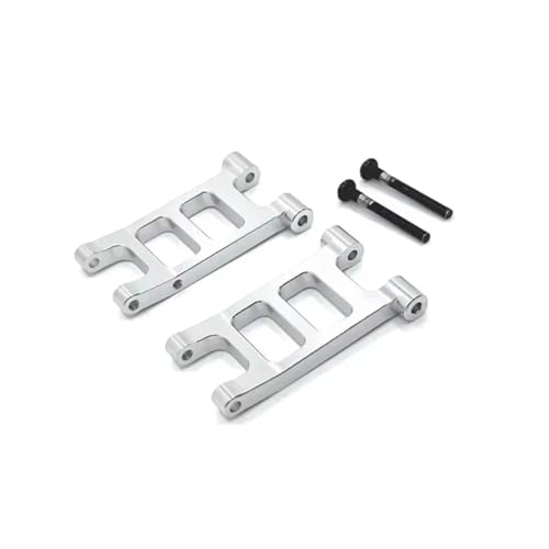 YONMFRDS RC Autoteile Für MJX Für 14301 14302 1/14 RC Auto Teile Unteren Für Schaukel Arm Nach Metall Upgrade RC Auto Upgrade Teile Zubehör Ersatz(Silver) von YONMFRDS