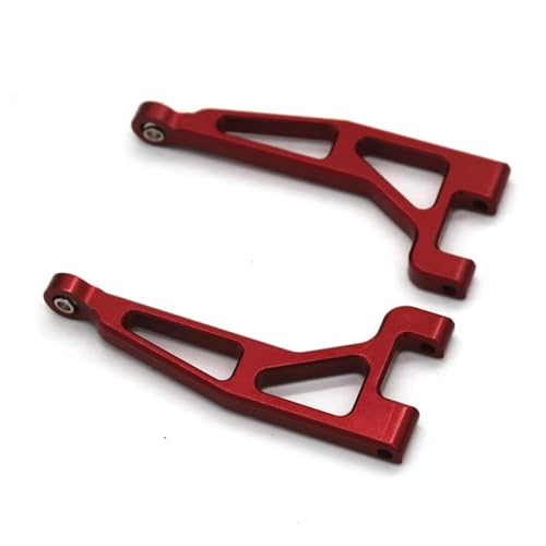 YONMFRDS RC Autoteile Für MJX Für Hyper Go Für 16207 H16PL 1/16 RC Auto Metall Upgrade Teile Hinten Oberen Für Schaukel Arm RC Auto Upgrade Teile Zubehör(Red) von YONMFRDS