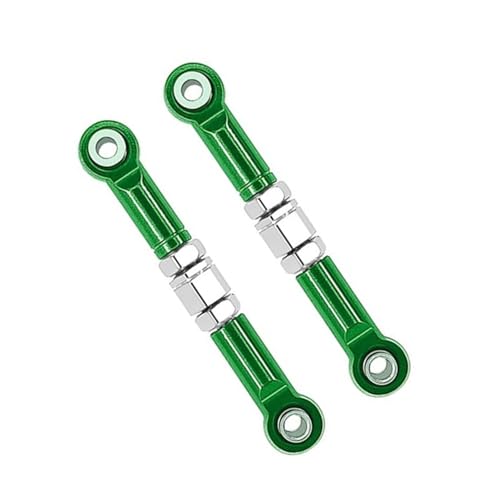 YONMFRDS RC Autoteile Für MJX H16 16208 16207 16209 16210 1/16 Metall Front Lenkstange Lenkung Links RC Auto Upgrades Teile Modifikation RC Zubehör(Green) von YONMFRDS