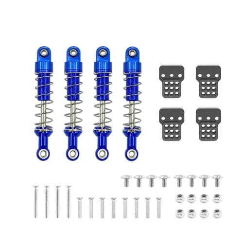 YONMFRDS RC Autoteile Für MN Für MN-90 Für MN99S Für WPL D90 C14 C24 C34 RC Auto Ersatzteile Metall Stoßdämpfer Mit Erweiterte Für Sitz Upgrade Teile(Blue) von YONMFRDS