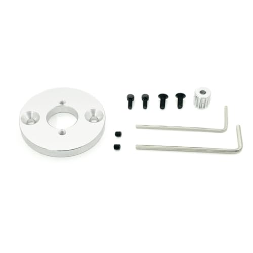 YONMFRDS RC Autoteile Für MN128 Für MN86S MN86 MN86KS 1/12 RC Fernbedienung Upgrade Teile Zubehör Für 390 Zu 540/550 Motor Konverter Mit 13T Getriebe(Silver) von YONMFRDS