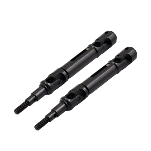 YONMFRDS RC Autoteile Für Mjx Für 14209 14210 2 Stücke Metall Antriebswelle CVD Antriebswelle Upgrade Teile 1/14 Fernbedienung Upgrade Teile Zubehör(Black) von YONMFRDS