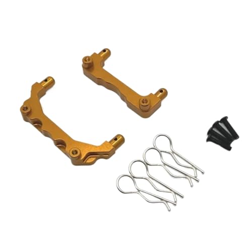 YONMFRDS RC Autoteile Für Mjx Für 14209 Für 14210 1/14 Für Metall Körper Mount Post Shell Spalte Fernbedienung Upgrade Teile Zubehör Teil(Yellow) von YONMFRDS