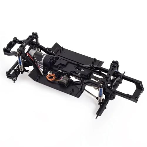 YONMFRDS RC Autoteile Für TRX4 1/10 Ersatz 2-Gang Getriebe Rahmen Chassis Mit 550 35T Motor RC Crawler Auto DIY Upgrade Kit Teile RC Auto Zubehör(Size 1) von YONMFRDS