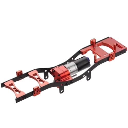 YONMFRDS RC Autoteile Für WPL Für C14 C24 1/16 Metall RC Körper Für Chassis Rahmen Kit Passt Auto Upgrade LKW Auto Ersatzteile Radstand Montieren Shell Rahmen(Red) von YONMFRDS