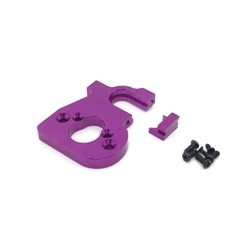 RC Autoteile Für Wltoys 144010 144001 144002 124016 124017 124018 124019 Metall Retrofit Motor Mount RC Auto Upgrade Teile Modifiziertes Zubehör(Purple) von YONMFRDS