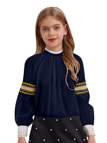 YOOJIA Russisches Kostüm Kind Mädchen Hemd Russisches traditionelles Kostüm Halloween Weihnachten Karneval Hemd Prinzessin Abend Puffärmel 2-16 Jahre Blau 170 YOOJIA Russisches Kostüm Kind Mädchen Hemd Russisches traditionelles Kostüm Halloween Weihnachten Karneval Hemd Prinzessin Abend Puffärmel 2-16 Jahre Blau 170 von YOOJIA