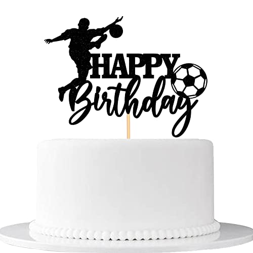 db11 Soccer Happy Birthday Cake Topper-Happy Birthday Cake Decoration-for Boy birthday Soccer Cake Party Decorations Soccer Party Supplies-Soccer Themed Birthday Party Cake DecorationF von YOOZENA