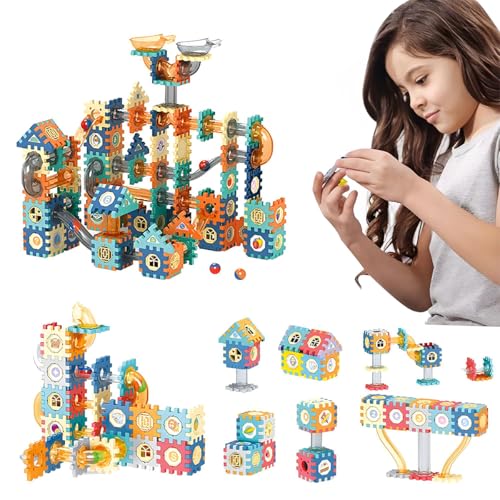 YORISMAL 246 Teile Kinderbaukasten - 3D Block Spiel - STEM und kreatives Lernspiel für Jungen und Mädchen - 5 Jahre 6 Jahre 7 Jahre 8 Jahre 10 Jahre und älter Beste Geschenkwahl von YORISMAL