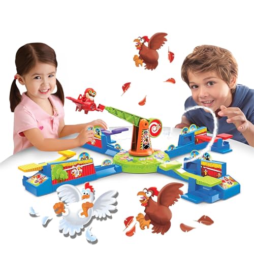 YORISMAL Looping Louie Kinderspiel, lustiges 3D Partyspiel für Kindergeburtstage, unterhaltsames Gesellschafts- & Familienspiel, für Kinder & Erwachsene, 2-4 Spieler, ab 4 Jahren von YORISMAL