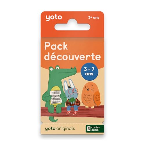 Yoto - Entdeckungsset 3-7 Jahre, Sammlung von französischen Hörbüchern für Kinder, die auf Erzähler und Geschichtenkisten wie Yoto Player und Mini gehört Werden können, für erste Geschichten. Yoto - Entdeckungsset 3-7 Jahre, Sammlung von französischen Hörbüchern für Kinder, die auf Erzähler und Geschichtenkisten wie Yoto Player und Mini gehört Werden können, für erste Geschichten. von YOTO