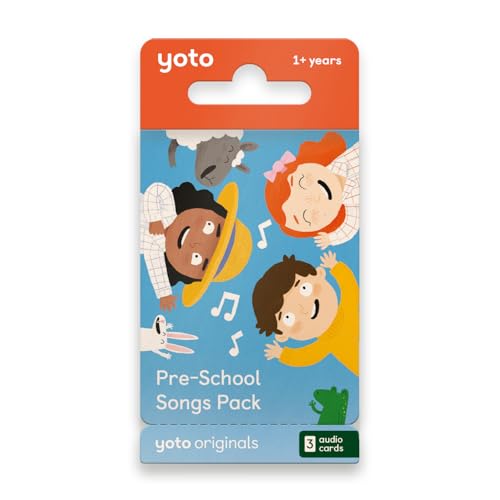 Yoto Pre-School Songs Pack – Erste Wörter auf Englisch, Audio-Album zum Hören auf Geschichtenerzähler und Geschichtenbox für Kinder Yoto Player und Yoto Mini, Musik für Kinder ab 1 Jahren von YOTO