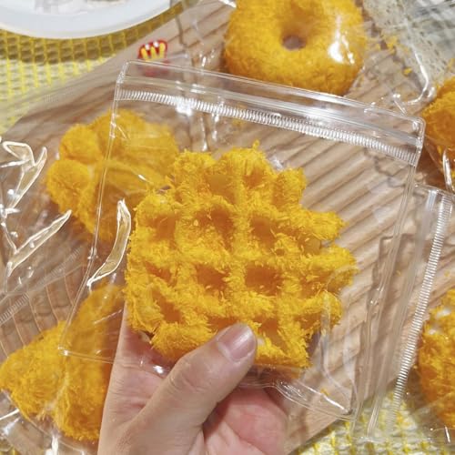 Fried Funny Foods Squishy Toy, 4Pcs Super Soft Squeeze Toys, Squishy Stress Relief Toy, Sensory Fidget Squeeze Toy for Stress Relief, Novelty Toy Birthday Gifts (D*4Pcs) von YOUKENE