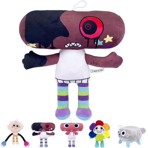 YOUYIKE Dandy Horror Games Plüsch - Dandys World 30 cm The World Game Kiesel Plüsch Plüschtier Dandys World Plüsch für Jungen Mädchen Weiches Stofftier Kissen Puppe Geschenk von YOUYIKE